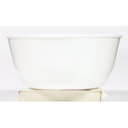 CORELLE 28 oz Winter Frost Glass/Porcelain Soup/Cereal Bowl 6.25 in. D 1032595